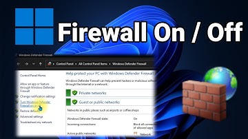 How to turn On / Off firewall in windows 11 in Hindi | Windows Firewall kaise band kare? hindi me