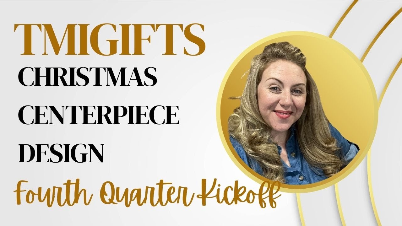 Design a Christmas glam centerpiece with me from TMI Gifts 