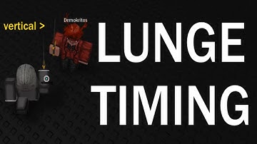 Lunge Timing - ROBLOX Sword Fighting Tutorial