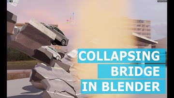 how to make a collapsing bridge in blender 2 8