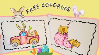 Celebrity Easter Coloring + Free Printable❤️ | asmr Net Worth