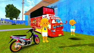 Mantap🔥 Upin dan Ipin Temukan Truk Oleng Keren Saat Naik Motor Balap ⁉️😮 ELTIVISION