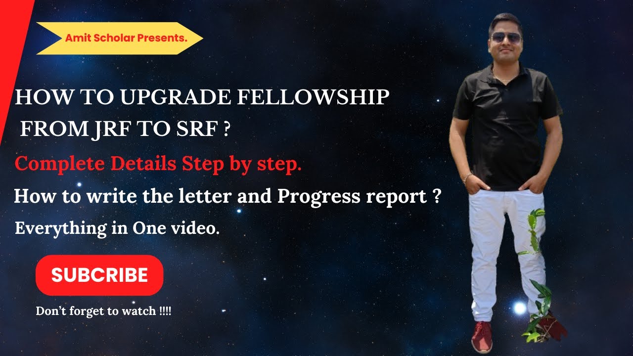 How to Upgrade the fellowship from JRF to SRF?? #csirnet