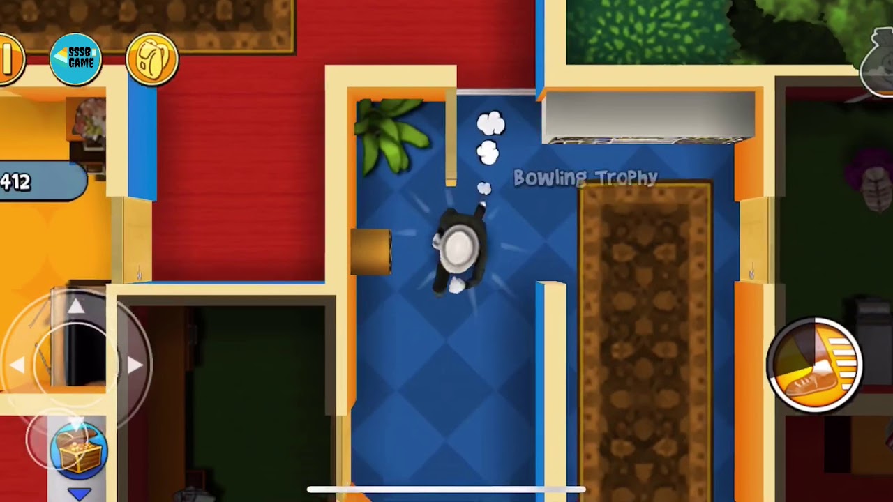 Robbery Bob: CHAPTER 8 - BONUS Level 9 , 100% iOS/Android Walkthrough