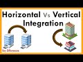 التكامل الأفقي مقابل التكامل الرأسي مع التعريف ومخطط المقارنة