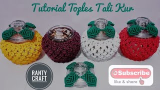 Toples Lebaran | Toples Tali Kur | Macrame Jar Cover | Jar Cover Crochet