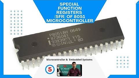 Special Function Registers (SFR) - Microcontroller 8051