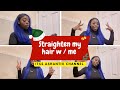 ITSS VLOGMASS DAY 12 🤶🏽: CHIT CHAT + COME STRAIGHTEN MY HAIR WITH ME 🙂