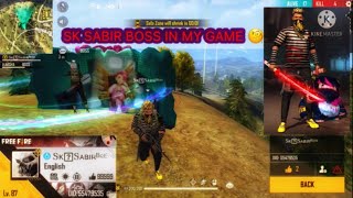 SK SABIR BOSS IN MY GAME || CAN I KILL THEM ||SOLO VS SQUAD|| YASHIT FREE FIRE