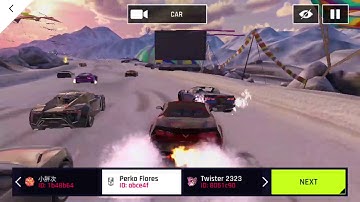 Asphalt 9 Legends: Hackers caught in Multiplayer ID: abce4f