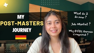 My Post-Masters Journey in Germany | Job Hunt | Career in Process Automation - Pt.2