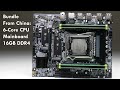 X99 LGA 2011-v3 Motherboard 6-Core CPU and 16 GB DDR4 RAM Bundle!