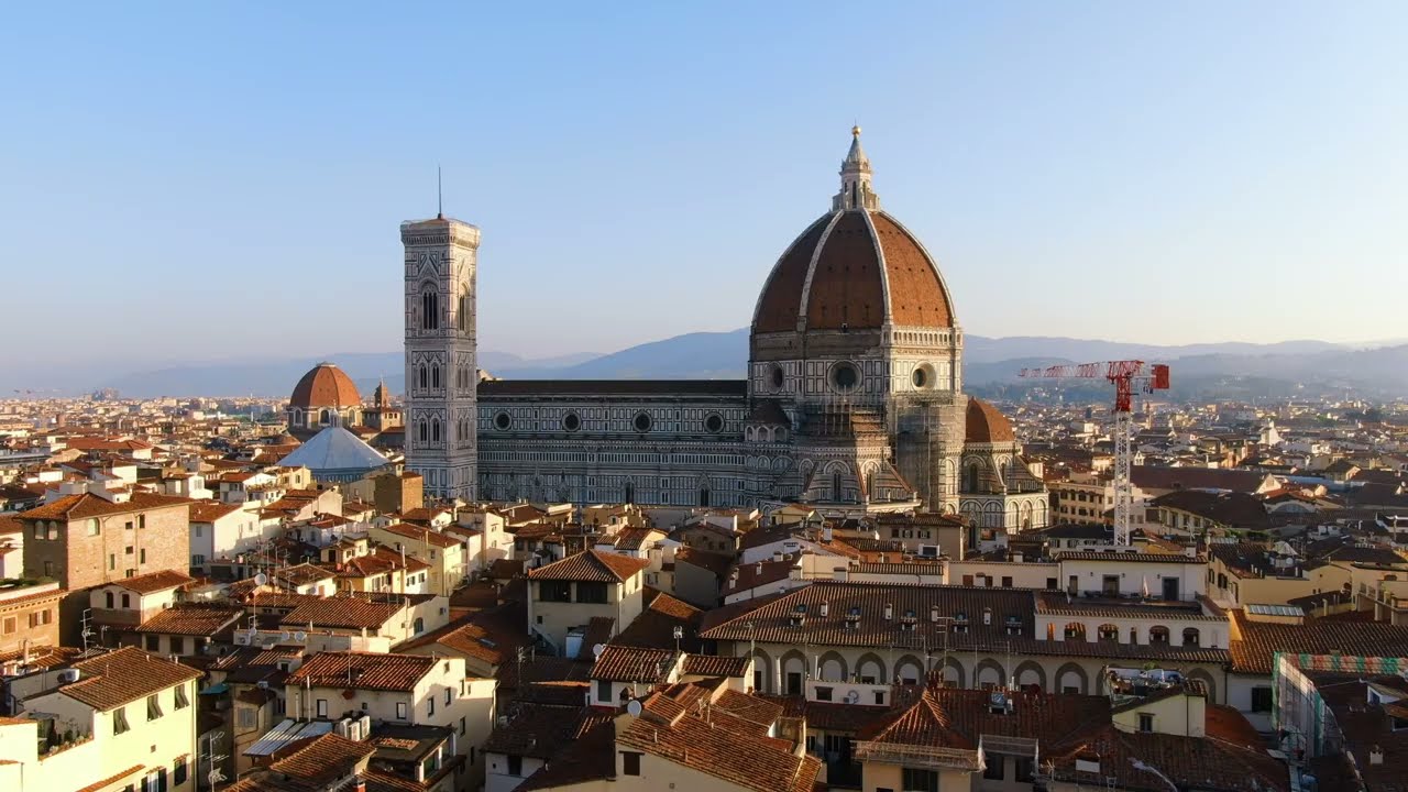 Florence in 4k DJI MAVIC 2 Zoom