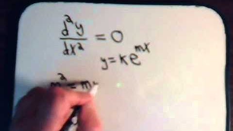 Auxiliary Equation With Repeated Roots - Example 2