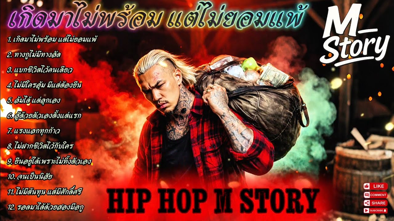 เกิดมาไม่พร้อม แต่ไม่ยอมแพ้✌️🔥รวมเพลงแร๊ป🔥EP. 312 #raphiphop #rap #hiphop #แร็ปไต้ดิน #rap2025 #trap