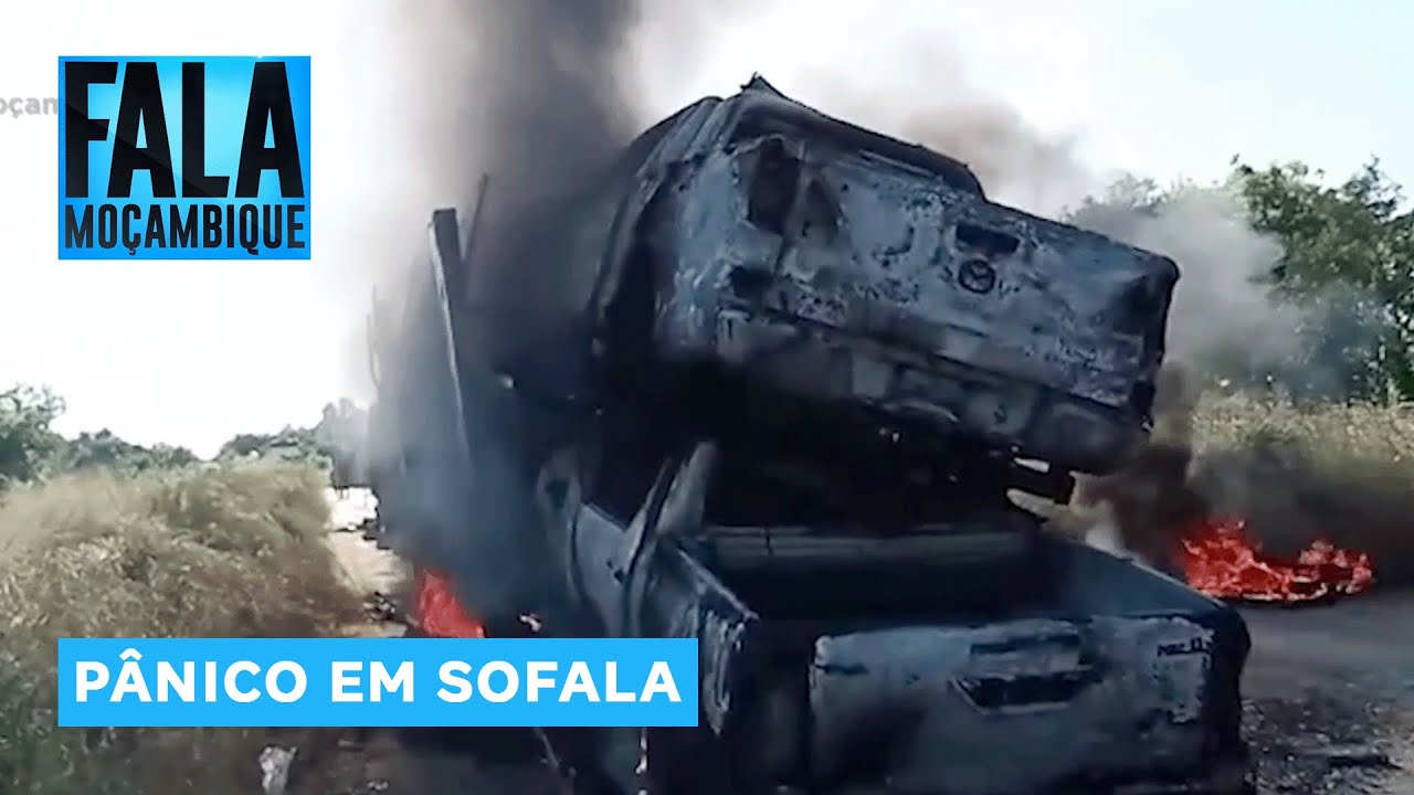 Em Sofala: Desconhecidos armados incendeiam sete viaturas no distrito de Marínguè @PortalFM24