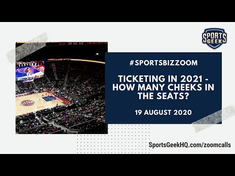 Ticketing in 2021 - How many cheeks on the seats? 19 August 2020