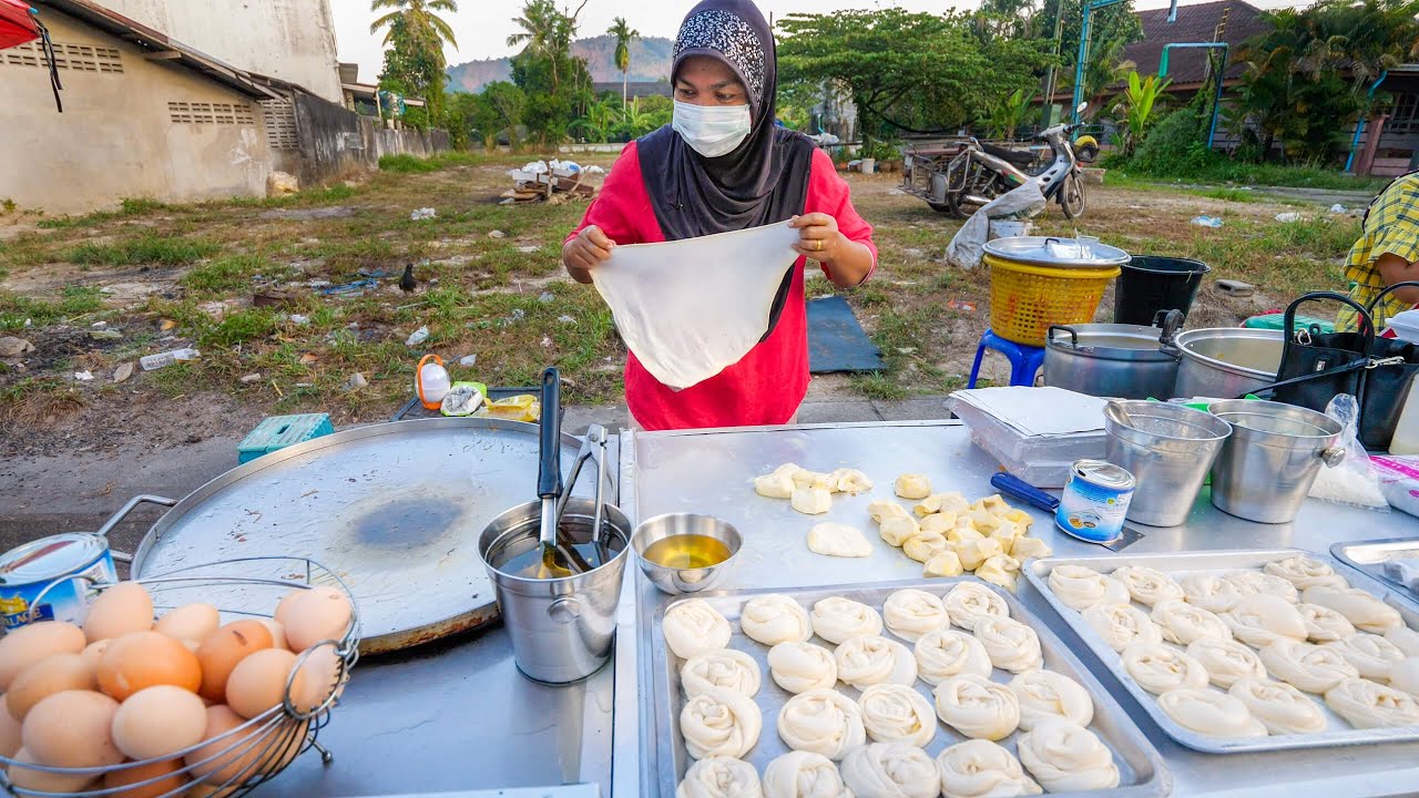 Street Food EGG ROTI!! Market Eating Tour in Southeast Asia! | Ranong, Thailand | Mark Wiens