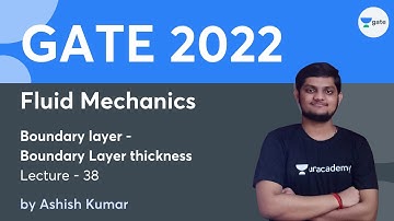 Boundary layer - Boundary Layer thickness | Lec 38 | Fluid Mechanics | Ashish Kumar