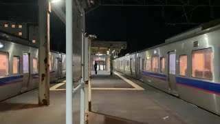 733系B-3107編成普通札幌行千歳駅2番線発車