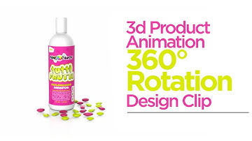 3d Product Animation  360° Rotation Design Clip