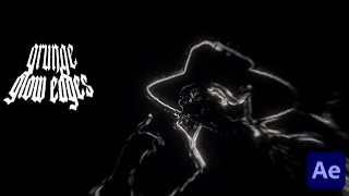 How to create GRUNGE GLOW EDGE effect in After Effects.