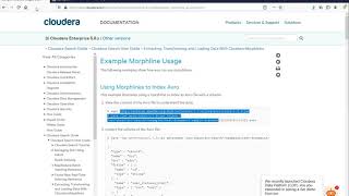 Loading SOLR using Morphline