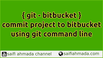 commit existing project to bitbucket using git command line