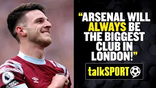 CHELSEA! ❌ SPURS! ❌ This West Ham fan believes Arsenal will ALWAYS be the BIGGEST CLUB in London 😮 image