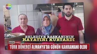 Türk Dönerci Almanya'da günün kahramanı oldu