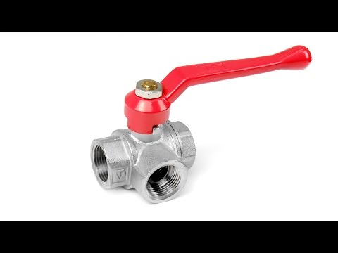 Шаровый кран VALTEC VT.360.N.05 3/4" F трехходовой Шаровый кран VALTEC VT.360.N.05 3/4" F трехходовой