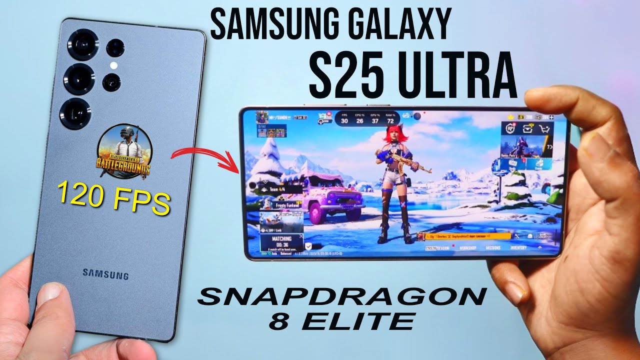 Samsung Galaxy S25 Ultra - 120 FPS PUBG GamePlay Test 🔥 Heating & Battery Drain 🤐