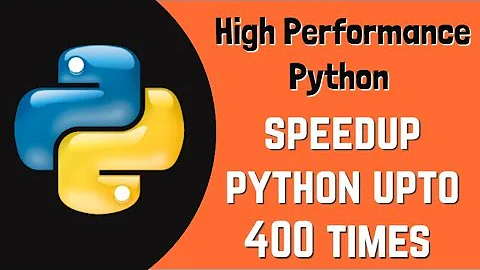 High performance python with Numba: Speedup python code upto 375 times with easy to use Numba