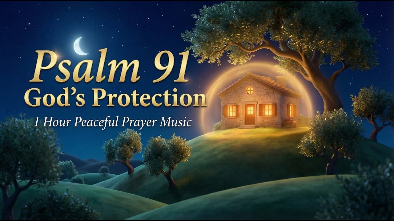 Psalm 91 | God's Protection 🕊 | 1 Hour Peaceful Prayer Music for Sleep, Rest & Trust in God