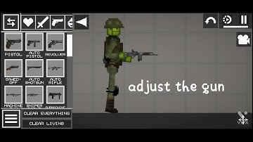 how to hold gun in two hand in melon playground