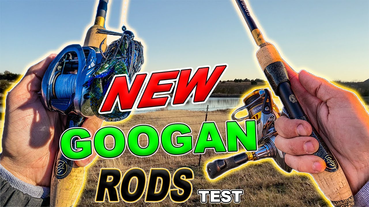 Testing The New Googan Gold Series Rods (Muscle & Finesse) WOW!! 