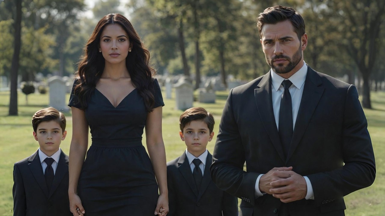 El CEO asiste al funeral de su padre y descubre a su ex con gemelos que se parecen exactamente a él