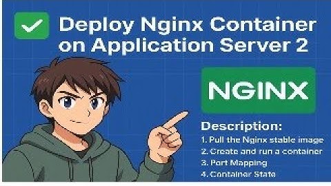 DAY 43/100 - Deploy Nginx Container on Application Server 2 | 100 days of DevOps