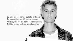 Justin Bieber - Love Yourself (Instrumental Remake) with lyrics +download  - Durasi: 3:53. 
