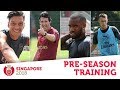 WOW, IT'S HOT! Arsenal stars train in Singapore | #AFCTour2018