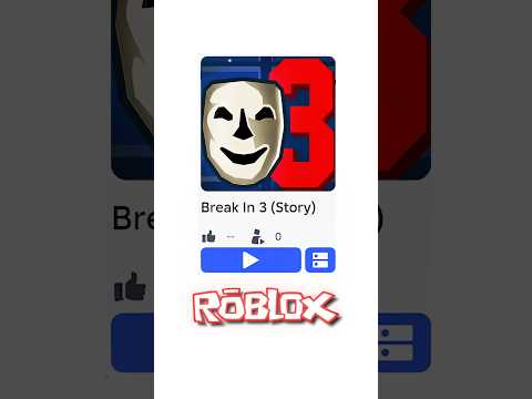 😱🚨 Roblox Break In Story 3 SOON?