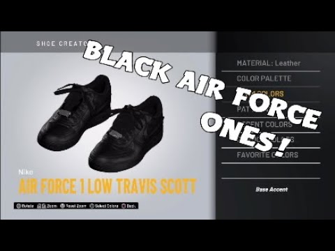 black air force 1 2k20