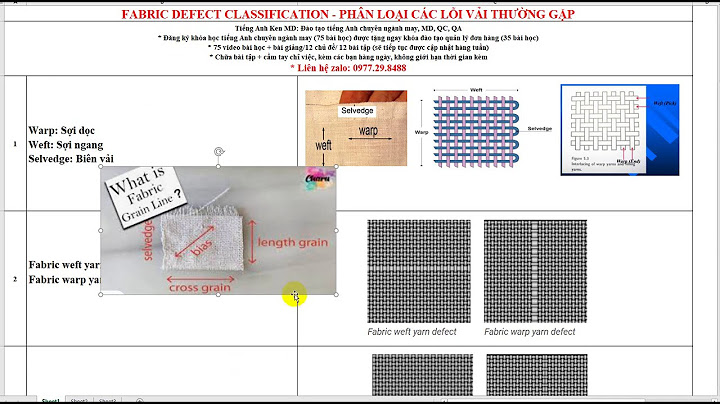 Phương pháp chống nhàu vải tiếng anh là gì năm 2024