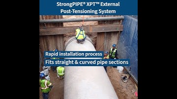 StrongPIPE® External Post-Tensioning (XPT™) System | Pipe Rehabilitation