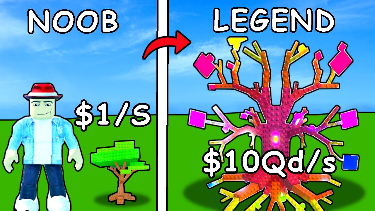 Rob Boss Tree NOOB to LEGEND in Roblox Chop Your Tree - YouTube