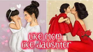 Happy Mother's day ❤🥰 || Like Mom Like Daughter 😇 || Matching dresses 💕 || #shorts #subscribe 💖