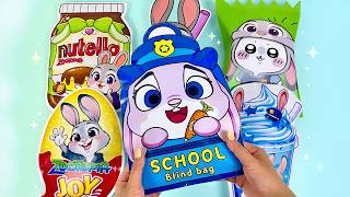 💖Paper DIY💖 JUDY HOPPS Cute paper Blind Bag Unboxing ZOOTOPIA 2 FUNNY BOX | ASMR
