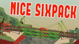 SIX PACK! Hard Poly Bridge Difficult Levels (Poly Bridge Campaign Levels)