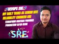 My Daily Tasks as Senior Site Reliability Engineer SRE Production CICD Issue with Terraform Grafana