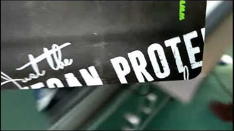 3Bags labeling machine  with automatic feeder  testing video